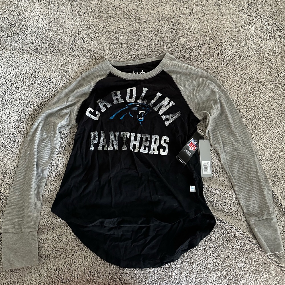 NFL Carolina Panthers Women’s Crew Long Sleeve Shirt
